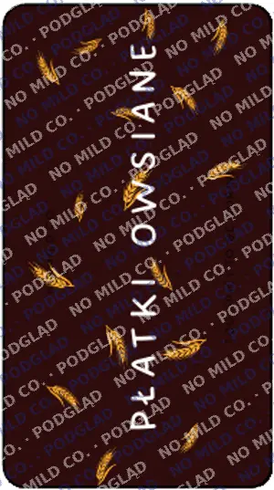Podgląd wzoru etykiety Płatki owsiane